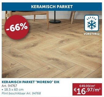 Zelfbouwmarkt Keramisch parket moreno eik aanbieding