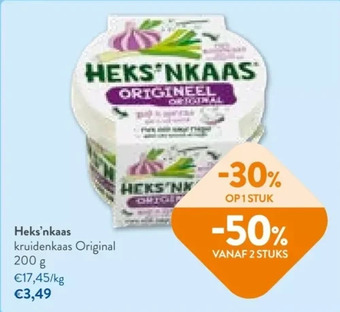 OKay Heks'nkaas kruidenkaas original 200 g aanbieding