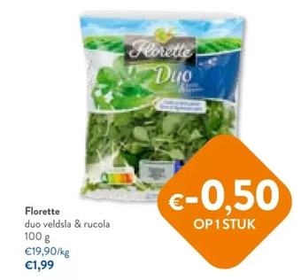OKay Florette duo veldsla & rucola 100 g aanbieding