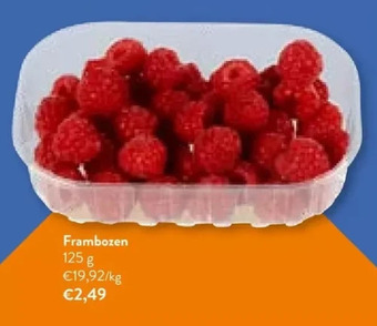 OKay Frambozen 125 g aanbieding