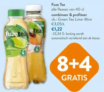 OKay Fuze tea alle flessen van 40 cl aanbieding