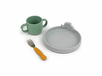 Multi bazar Done By Deer Peekaboo Eetset Deer Friends Color Mix aanbieding