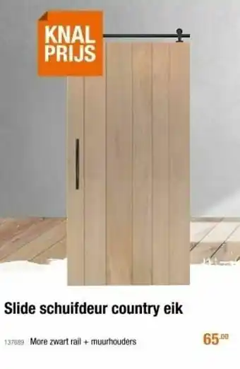 Cevo More zwart rail + muurhouders aanbieding