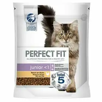 Zooplus 750g Junior <1 Rijk aan Kip Perfect Fit Kattenvoer aanbieding
