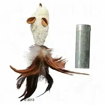KONG Feather Mouse met Catnip 2 stuks