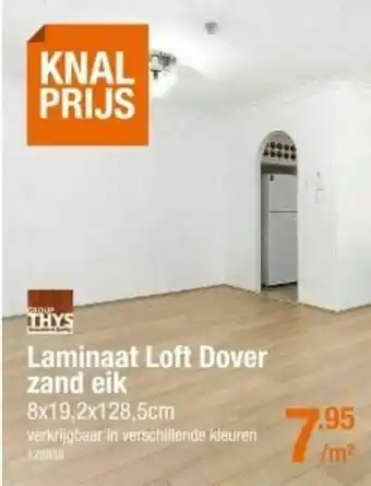 Laminaat loft dover zand eik