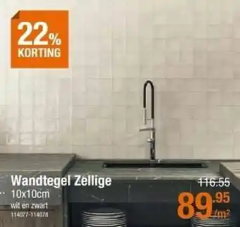 Cevo Wandtegel zellige aanbieding