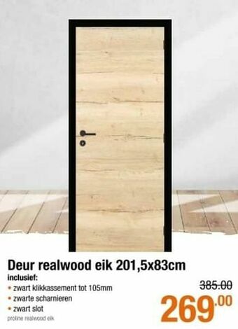 Cevo Deur realwood eik aanbieding