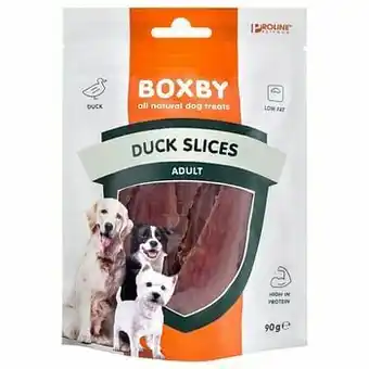 Zooplus 90g Duck Slices Boxby Hondensnacks aanbieding
