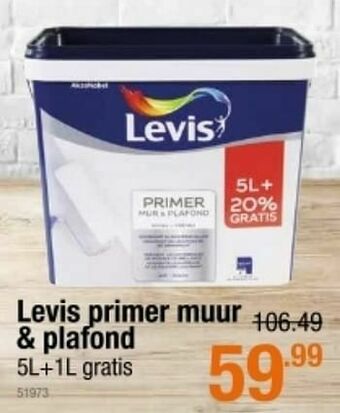 Cevo Levis primer muur + plafond aanbieding