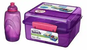 Dreamland Sistema lunchbox Cube Max + bonus drinkfles aanbieding