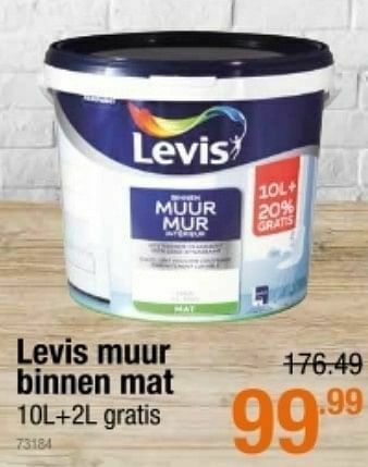 Cevo Levis muur binnen mat aanbieding