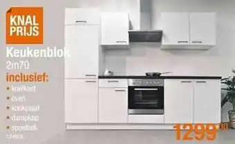 Cevo Keukenblok 2m70 aanbieding