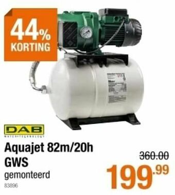 Cevo Dab aquajet 82m-20h gws aanbieding