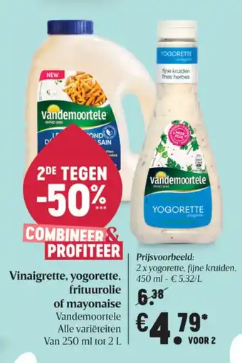 Delhaize Vinaigrette, yogorette, frituurolie of mayonaise aanbieding