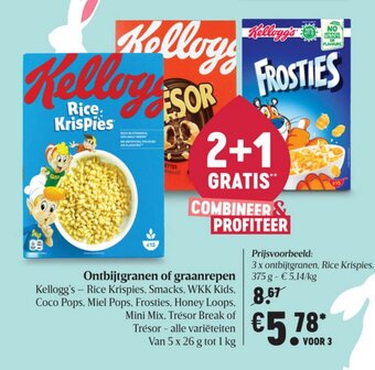 Delhaize Ontbijtgranen of graanrepen aanbieding