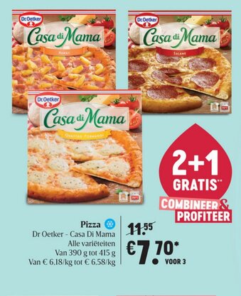 Delhaize Pizza Dr Oetker - Casa Di Mama aanbieding