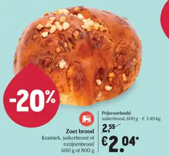 Delhaize Zoet brood aanbieding