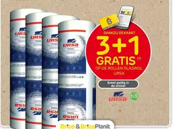 BricoPlanit ROLLEN GLASWOL URSA aanbieding