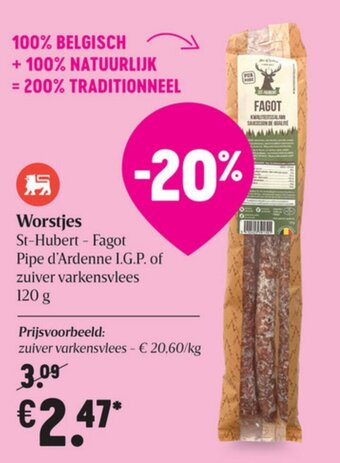 Delhaize Worstjes aanbieding
