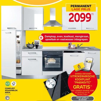 BricoPlanit COMPLEET KEUKENBLOK MAYA aanbieding