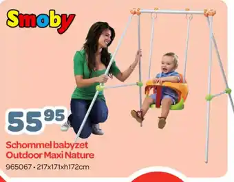 Happyland Schommel babyzet Outdoor Maxi Nature 217x171xh172cm aanbieding