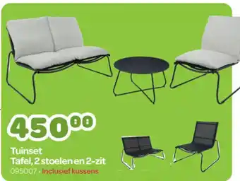 Happyland Tuinset Tafel, 2 stoelen en 2-zit aanbieding