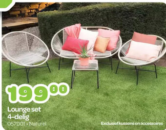 Happyland Lounge set 4-delig aanbieding