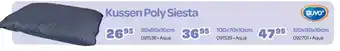 Happyland Kussen Poly Siesta 80 x 80 x 10cm,Aqua aanbieding