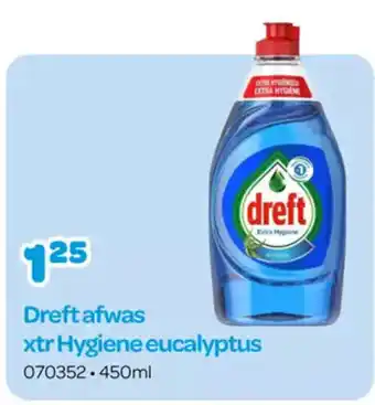 Happyland Dreft afwas xtr Hygiene eucalyptus 070352 450ml aanbieding