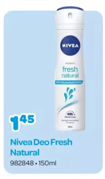 Nivea Deo Fresh Natural ,150ml