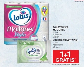 Alvo Toiletpapier moltonel lotus aanbieding