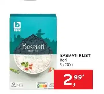 Alvo Basmati rijst boni aanbieding