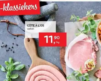 Alvo Côte à l’os varken aanbieding