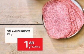 Alvo Salami fijnkost 100 g aanbieding