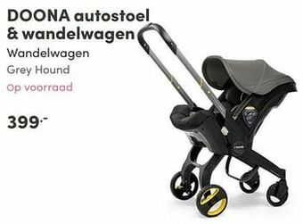 Baby & Tiener Doona autostoel + wandelwagen wandelwagen grey hound aanbieding