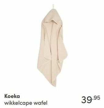 Baby & Tiener Koeka wikkelcape wafel aanbieding
