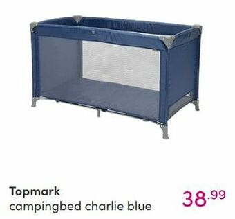 Topmark campingbed charlie blue