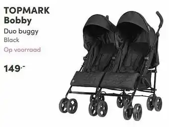 Baby & Tiener Topmark bobby duo buggy black aanbieding