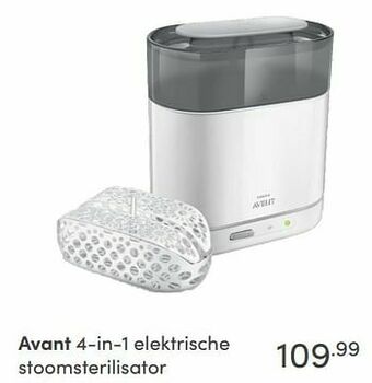Philips avant 4-in-1 elektrische stoomsterilisator