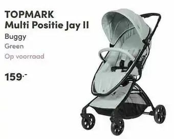 Baby & Tiener Topmark multi positie jay ii buggy green aanbieding