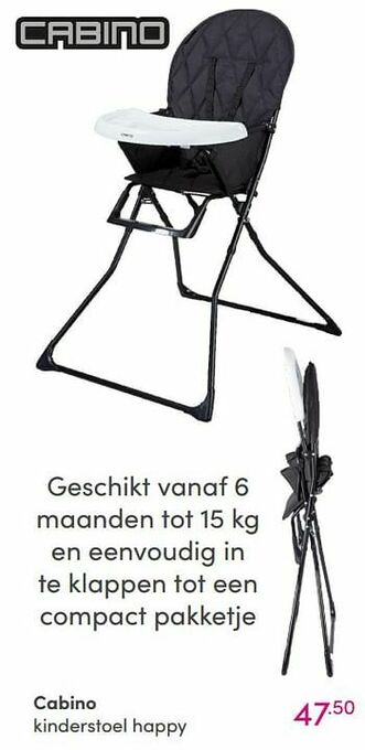 Baby & Tiener Cabino kinderstoel happy aanbieding