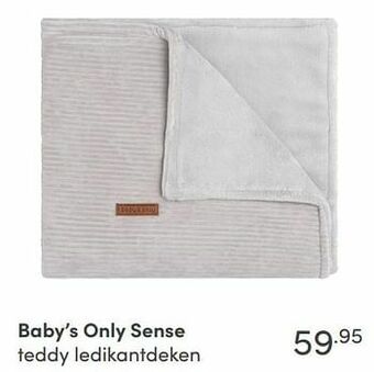 Baby & Tiener Baby’s only sense teddy ledikantdeken aanbieding