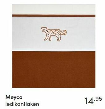 Baby & Tiener Meyco ledikantlaken aanbieding