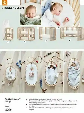 Baby & Tiener Stokke sleepi™ wiegje aanbieding