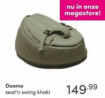 Baby & Tiener Doomo seat’n swing khaki aanbieding