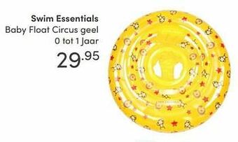 Baby & Tiener Swim essentials baby float circus geel aanbieding