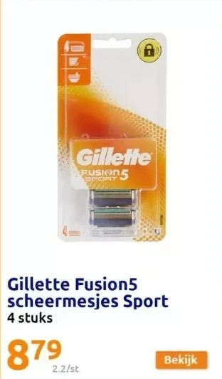 Gillette fusion5 scheermesjes sport