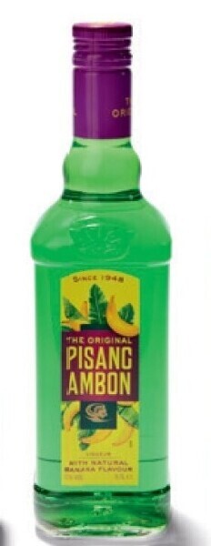 Colruyt Pisang ambon the original likeur 17 % vol 70 cl aanbieding