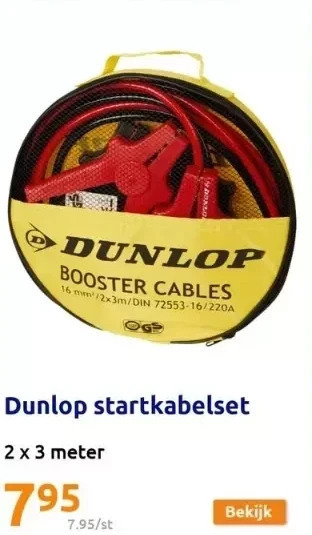 Action Dunlop startkabelset aanbieding